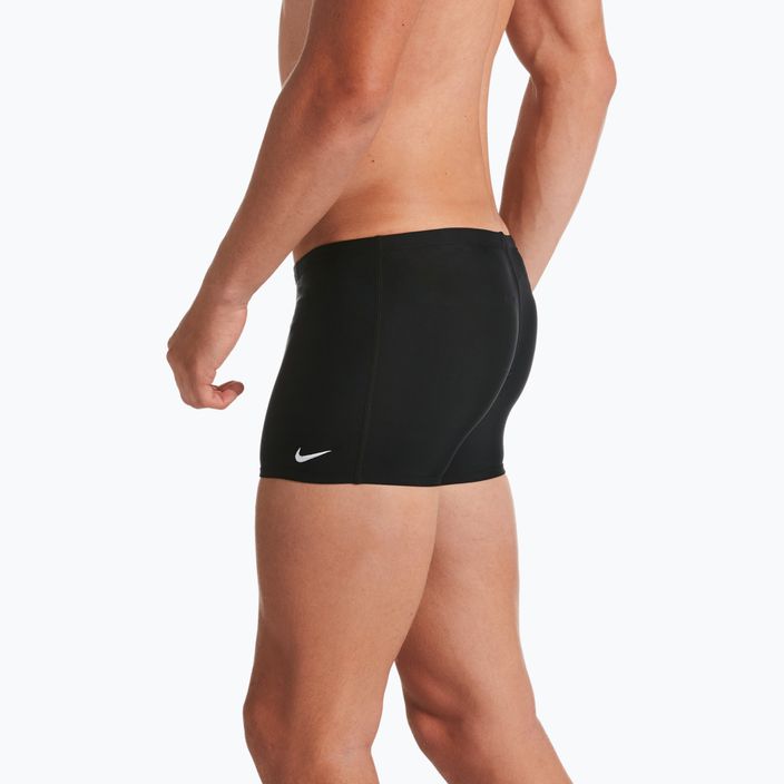 Pánské plavecké boxerky Nike Solid Square Leg černé NESS8111-001 8