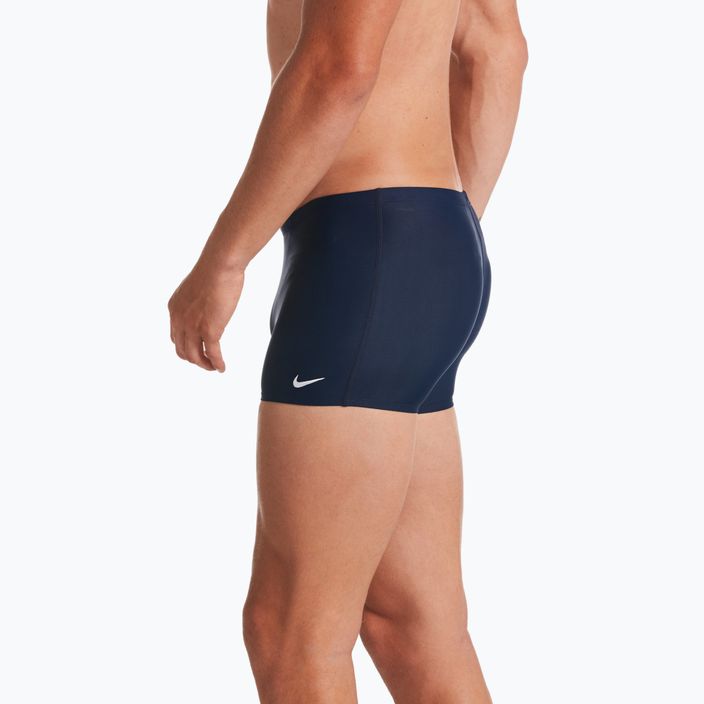 Pánské plavecké boxerky Nike Solid Square Leg tmavě modré NESS8111-440 8