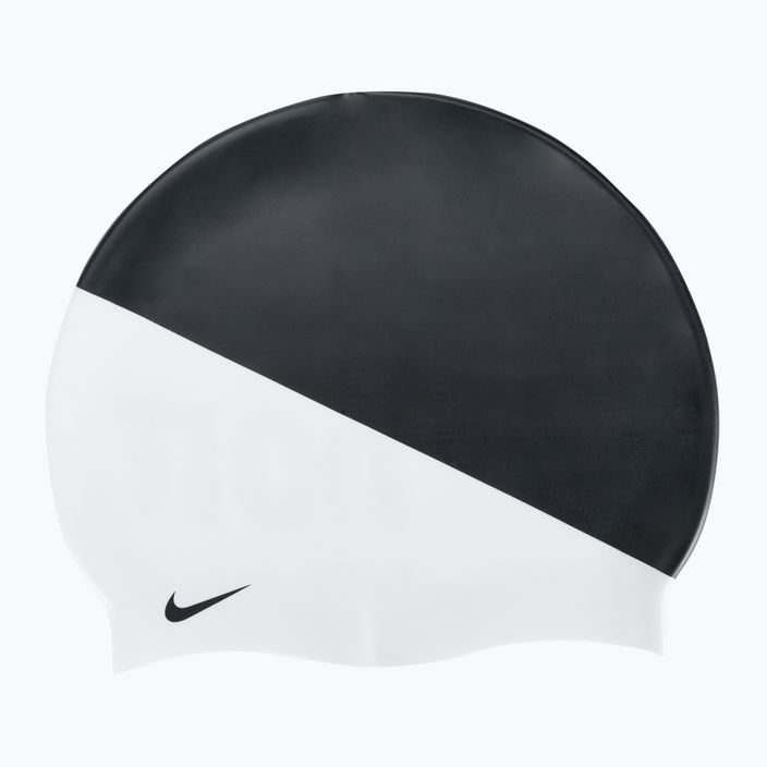Nike Jdi Slogan plavecká čepice černobílá NESS9164-001 2