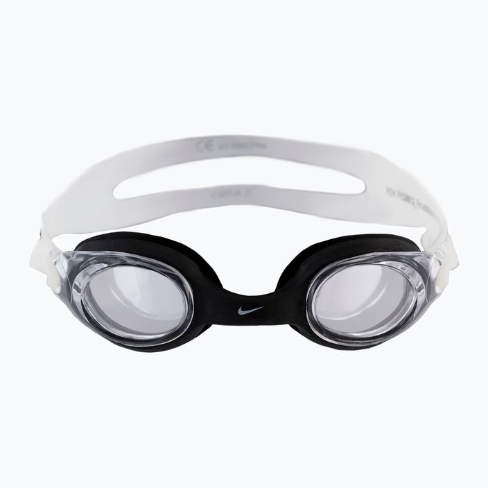 Dětské plavecké brýle Nike ONE-PIECE FRAME JUNIOR White/Black NESS7157