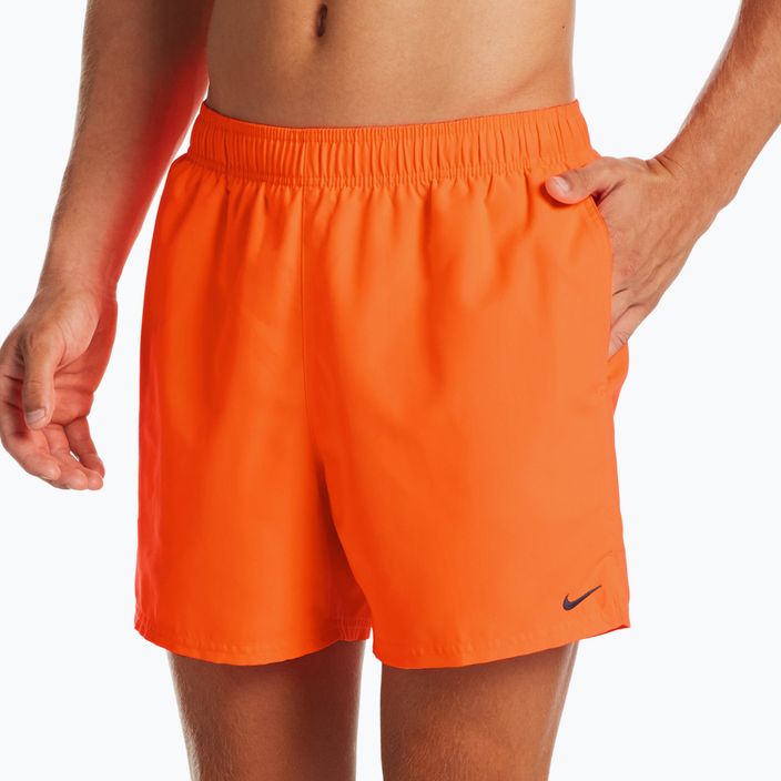 Pánské plavecké šortky Nike Essential 5" Volley oranžové NESSA560-822 4