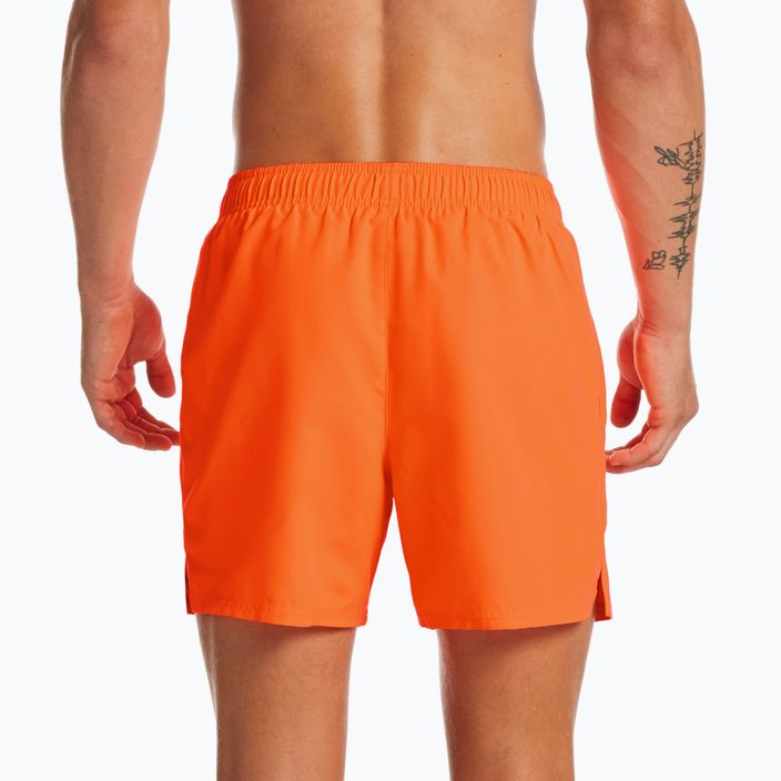 Pánské plavecké šortky Nike Essential 5" Volley oranžové NESSA560-822 5