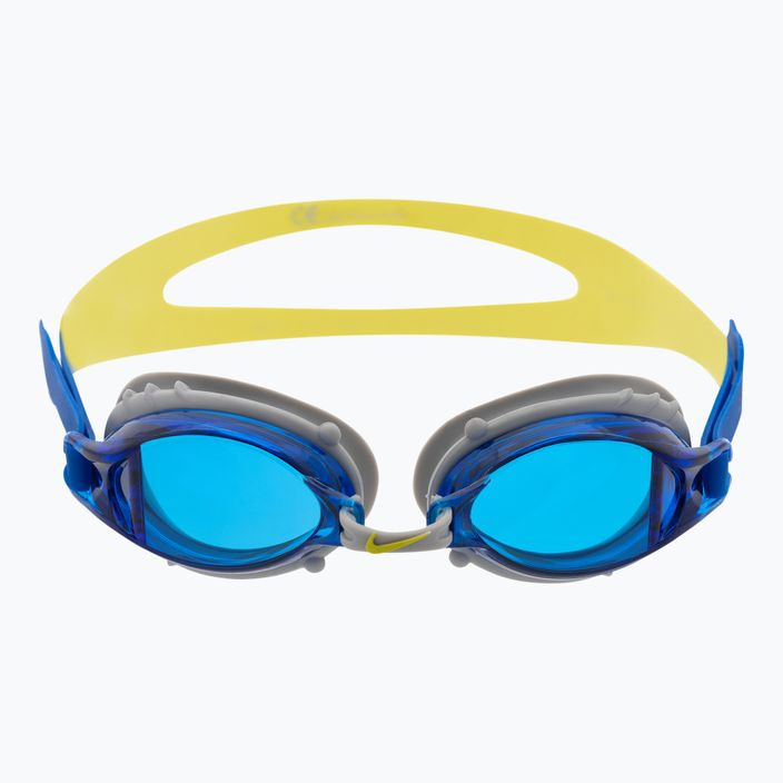 Plavecké brýle Nike CHROME JUNIOR zeleno-modré NESSA188-400 2