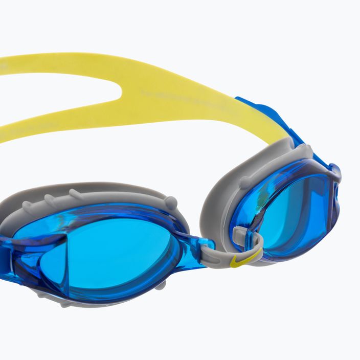 Plavecké brýle Nike CHROME JUNIOR zeleno-modré NESSA188-400 4