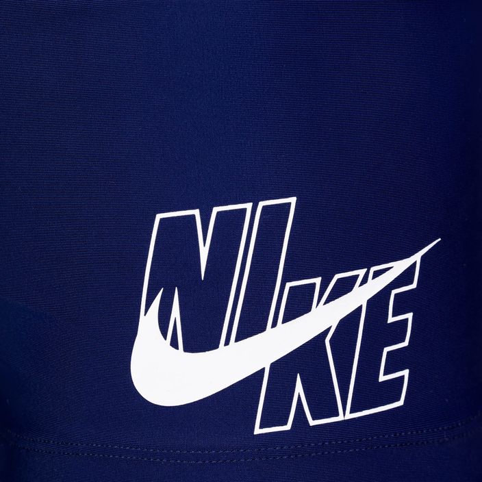 Pánské plavecké boxerky Nike Logo Aquashort tmavě modré NESSA547-440 3