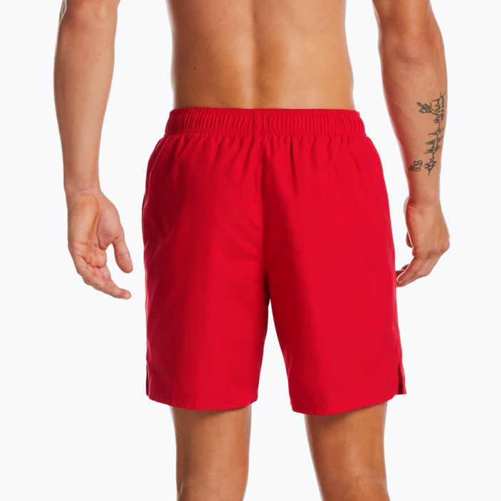 Pánské plavecké šortky Nike Essential 7" Volley červené NESSA559-614 6