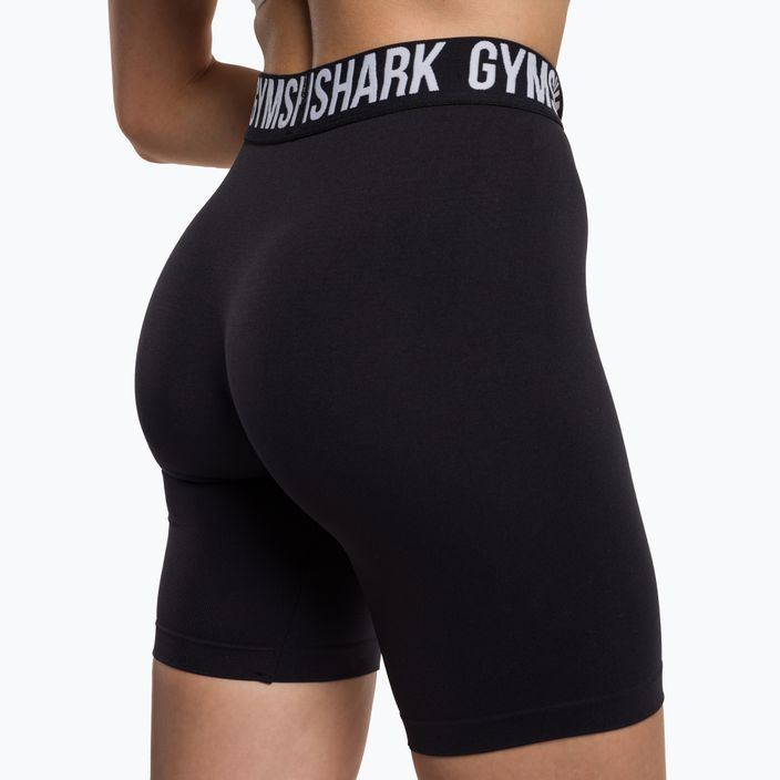 Dámské cyklistické tréninkové šortky Gymshark Fit black/white 4