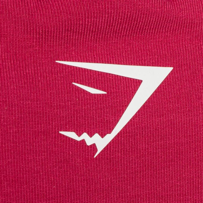 Dámské tričko Gymshark Training Fraction Crop Top lava pink 7