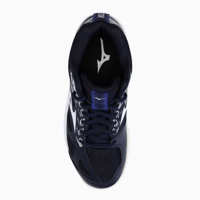 Dětská házenkářská obuv Mizuno Stealth Star Mid navy blue X1GC211502 6