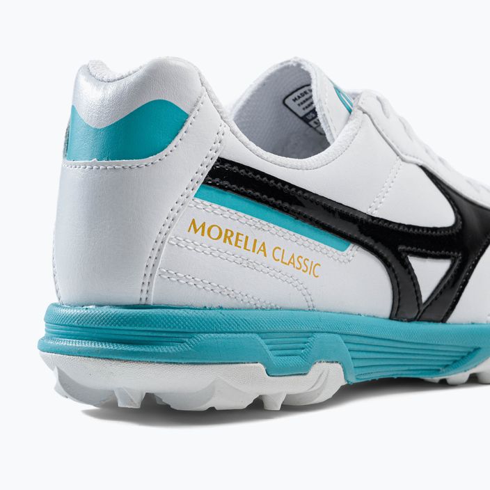 Mizuno Morelia Sala Classic TF pánské fotbalové boty bílé Q1GB220209 8