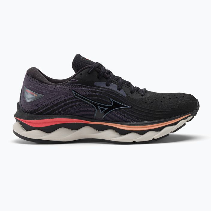 Dámské běžecké boty Mizuno Wave Sky 6 black/quicksilver/hot coral 2