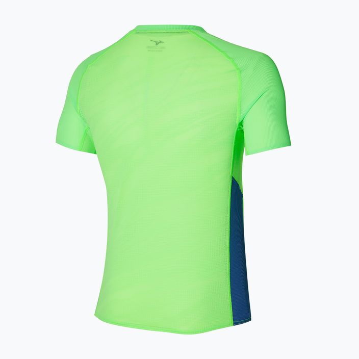 Pánské běžecké tričko Mizuno Aero Tee light green 2