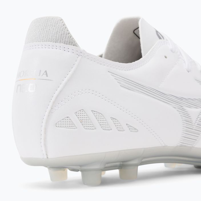 Fotbalové boty Mizuno Morelia Neo III Pro AG bílé P1GA238404 9