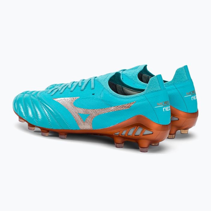Fotbalové boty Mizuno Morelia Neo III Beta Elite modré P1GA239125 3