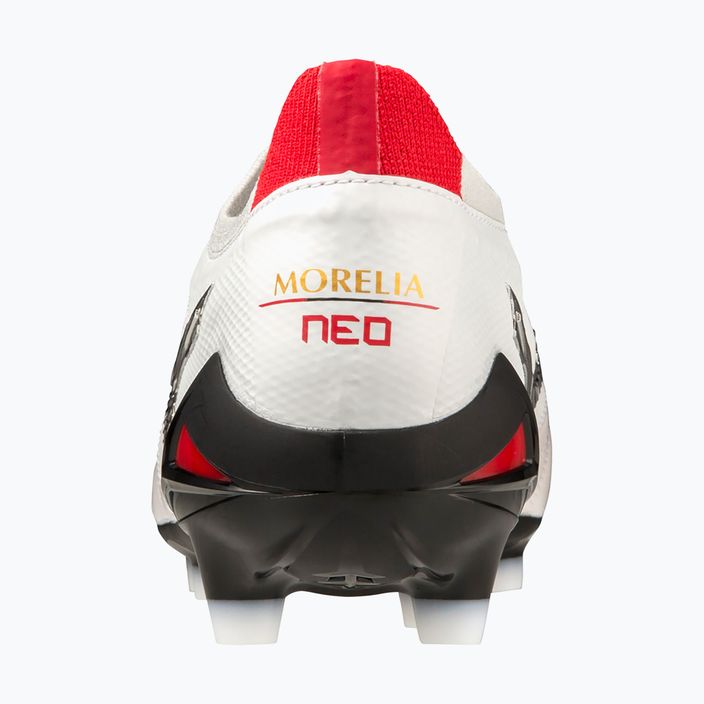 Mizuno Morelia Neo IV Beta JP MD pánské fotbalové boty white/black/chinese red 8