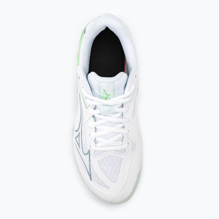 Pánská volejbalová obuv Mizuno Thunder Blade Z white / g ridge / patina green 6
