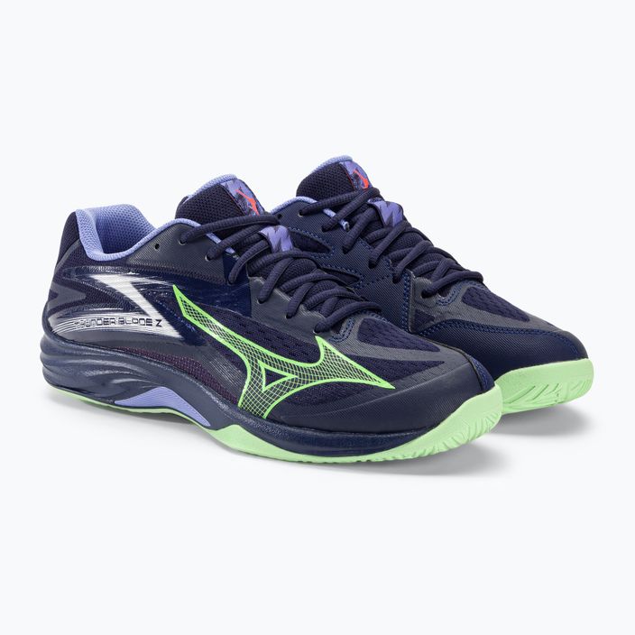 Pánská volejbalová obuv Mizuno Thunder Blade Z evening blue / tech green / lolite 5