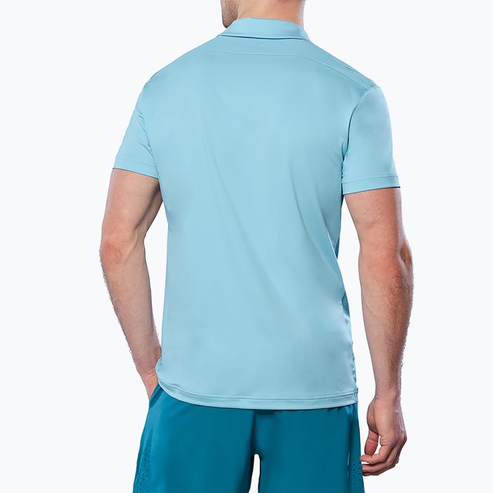 Pánské tenisové polo tričko Mizuno Charge Shadow Polo blue glow 2