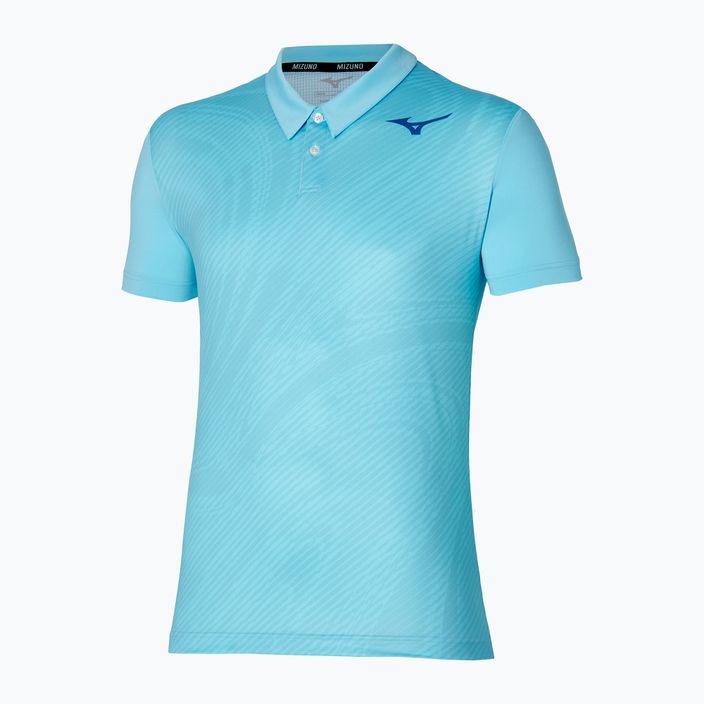 Pánské tenisové polo tričko Mizuno Charge Shadow Polo blue glow 3