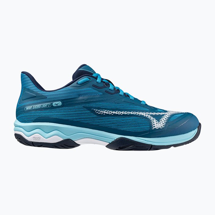 Pánské tenisové boty Mizuno Wave Exceed Light 2 AC moroccan blue / white / bluejay 8