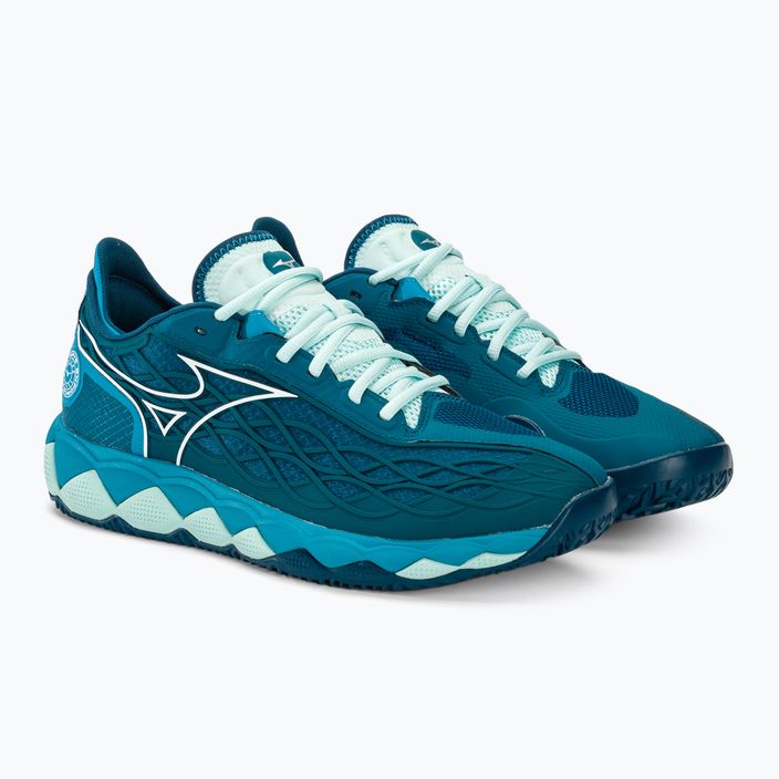 Pánská tenisová obuv Mizuno Wave Enforce Tour CC moroccan blue/white/bluejay 4