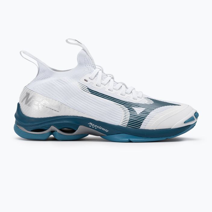 Pánské volejbalové boty Mizuno Wave Lightning Neo2 white/sailor blue/silver 2