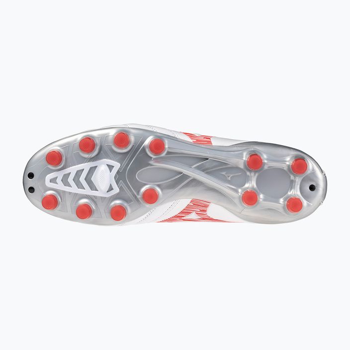 Kopačky Mizuno Morelia Neo IV Pro MD white/ radiant red/ hot coral 4