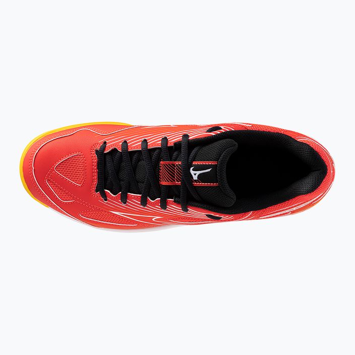 Pánské boty na volejbal Mizuno Cyclone Speed 4 radiant red/white/carrot curl 4