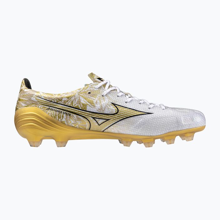 Pánské kopačky Mizuno Αlpha Japan Md white/ge gold/black 9