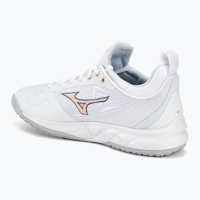 Dámské volejbalové boty  Mizuno Wave Luminous 2 white/navy peony/peach parfait 3