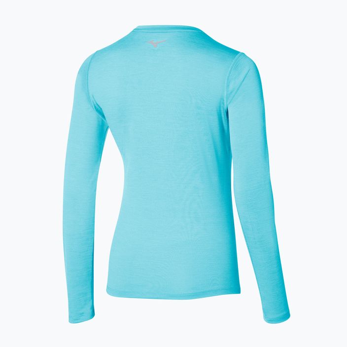 Dámské tričko longsleeve Mizuno Impulse Core LS Tee blue glow 2