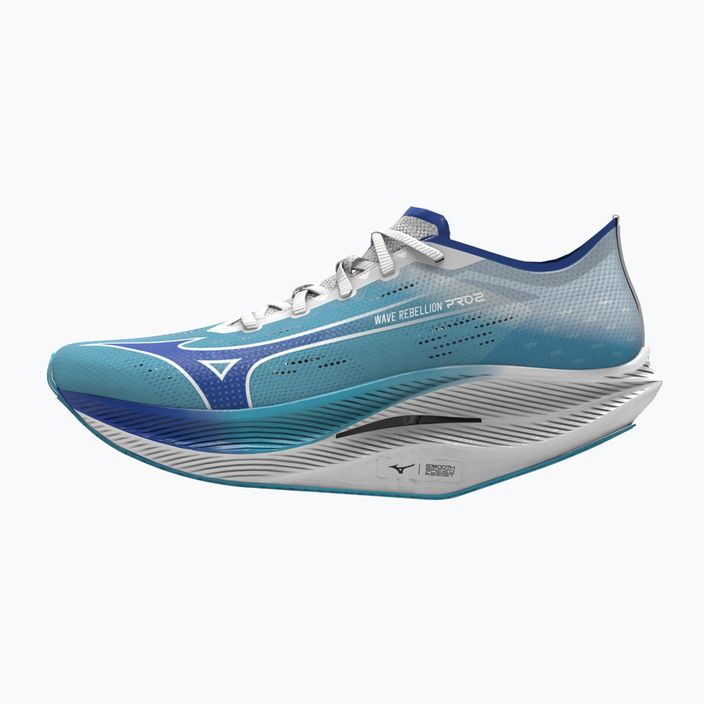 Pánské běžecké boty Mizuno Wave Rebellion Pro 2 river blue/mugen blue/white