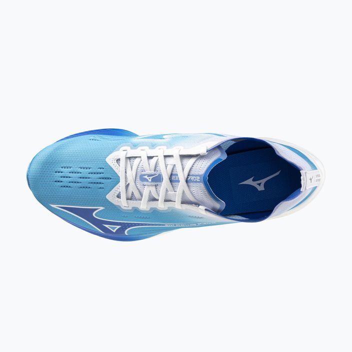 Pánské běžecké boty Mizuno Wave Rebellion Pro 2 river blue/mugen blue/white 5