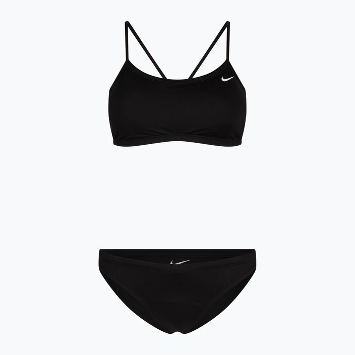 Dámské dvoudílné plavky Nike Essential Sports Bikini černé NESSA211-001