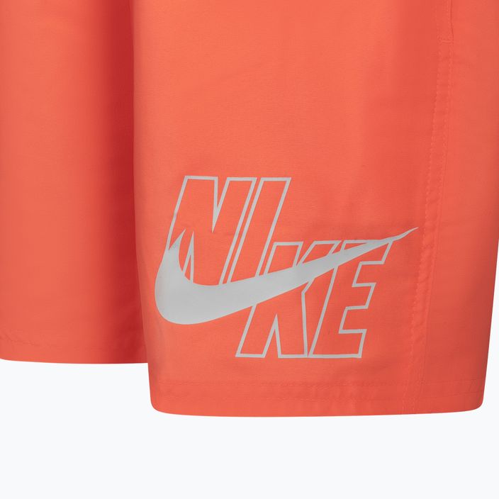 Dětské plavecké šortky Nike Logo Solid Lap oranžové NESSA771-821 3