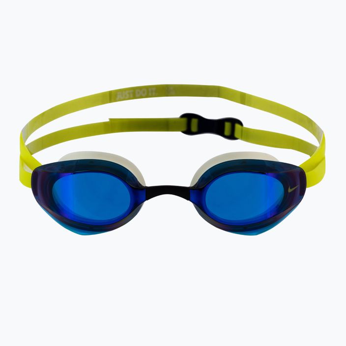 Plavecké brýle Nike VAPORE MIRROR žlutomodré NESSA176 2