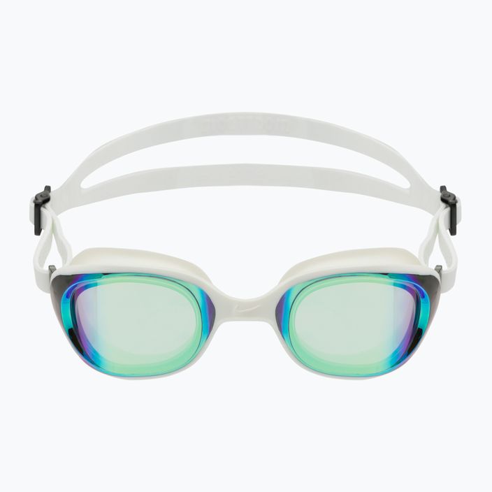 Plavecké brýle Nike Expanse Mirror bílé NESSB160 2
