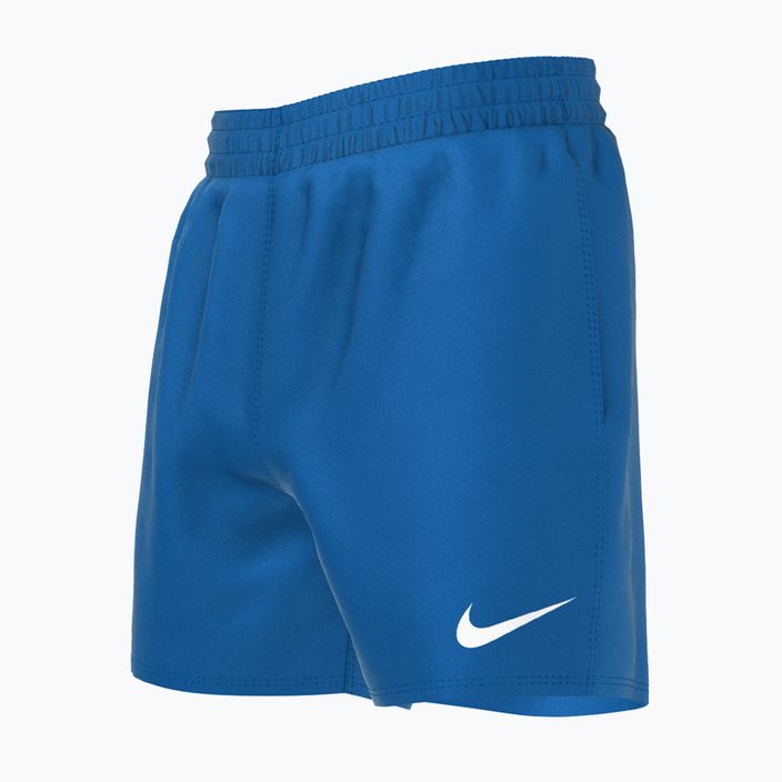 Dětské plavecké šortky Nike Essential 4" Volley modré NESSB866-447 4