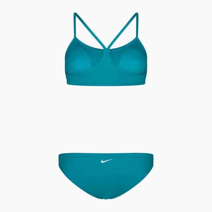 Dámské dvoudílné plavky Nike Essential Sports Bikini light blue NESSA211-345 2