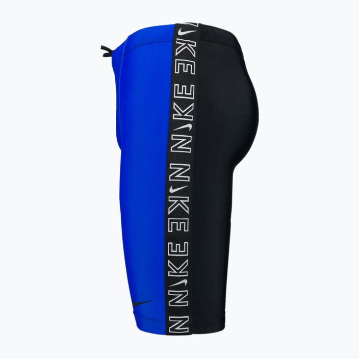 Pánské plavky Nike Logo Tape Swim Jammer blue NESSB132-416 3