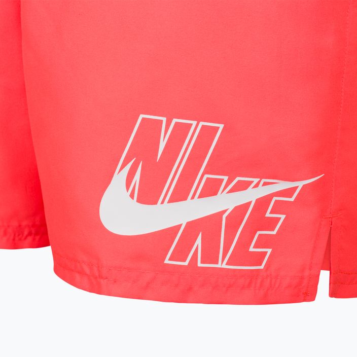 Pánské plavecké šortky Nike Logo Solid 5" Volley oranžové NESSA566-631 3