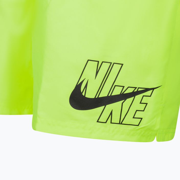 Pánské plavecké šortky Nike Logo Solid 5" Volley žluté NESSA566-737 3