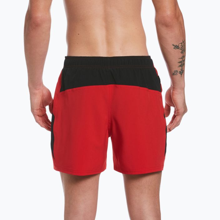 Pánské plavecké šortky Nike Contend 5" Volley červené NESSB500-614 6