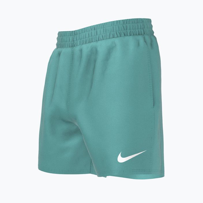 Zelené dětské plavecké šortky Nike Essential 4" Volley NESSB866-339 4
