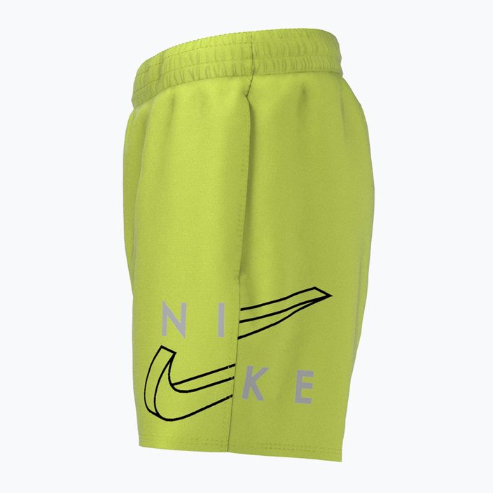 Dětské plavecké šortky Nike Split Logo 4" Volley zelené NESSC786-312 6