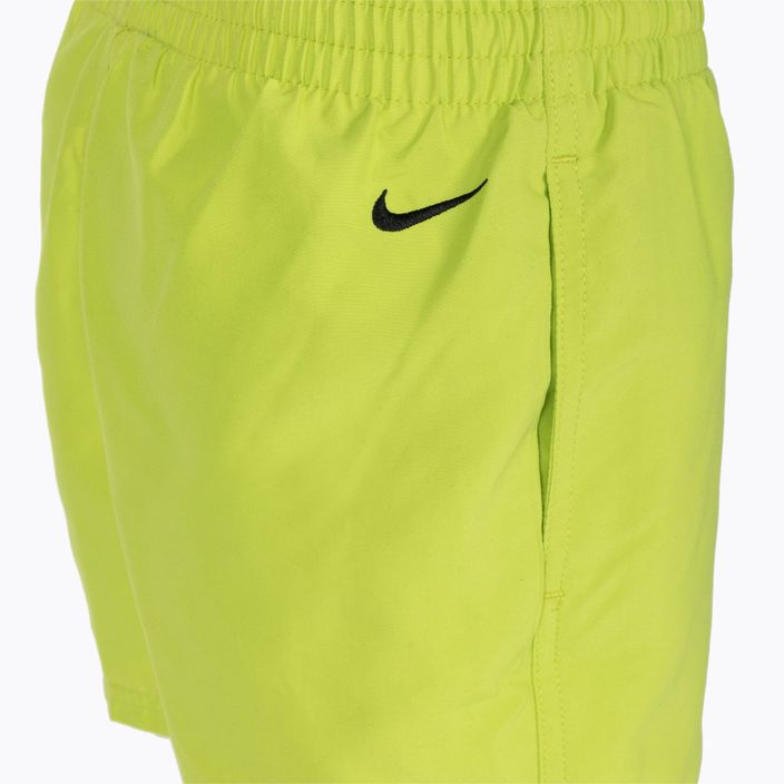 Dětské plavecké šortky Nike Split Logo 4" Volley zelené NESSC786-312 4