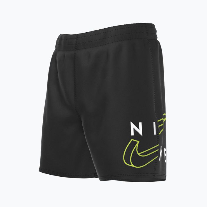 Dětské plavecké šortky Nike Split Logo 4" Volley černé NESSC786-001 5