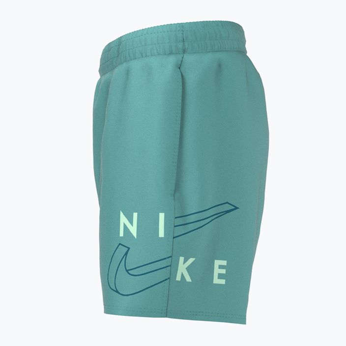 Zelené dětské plavecké šortky Nike Split Logo 4" Volley NESSC786-339 7
