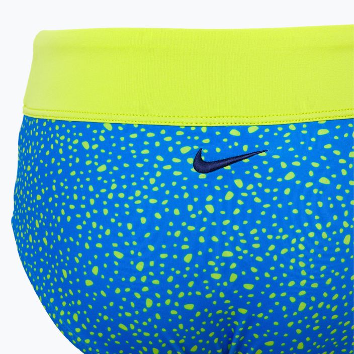 Dětské dvoudílné plavky Nike Water Dots Asymmetrical blue NESSC725-458 4