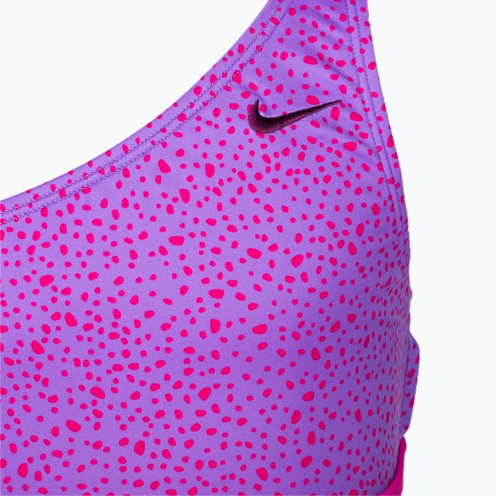 Dětské dvoudílné plavky Nike Water Dots Asymmetrical pink NESSC725-672 3